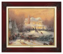 Victorian Christmas II - Canvas Classic (Brandy Frame)
