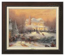Victorian Christmas II - Canvas Classic (Espresso Frame)