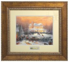 Victorian Christmas II - Prestige Home Collection (Antiqued Gold Frame)