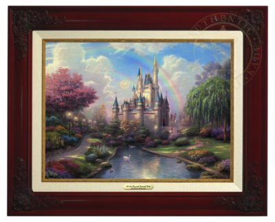 New Day At Cinderella Castle - Canvas Classic (Brandy Frame)