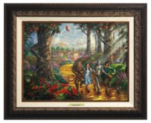Follow  The Yellow Brick Road - Canvas Classic (Aged Bronze Frame)