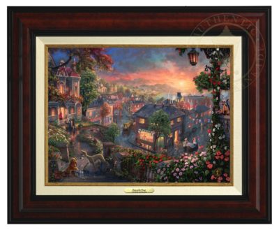 Lady and the Tramp - Canvas Classic (Burl Frame)