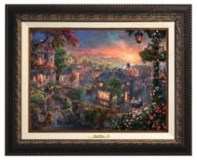 Lady and the Tramp - Canvas Classic (Aged Bronze Frame)
