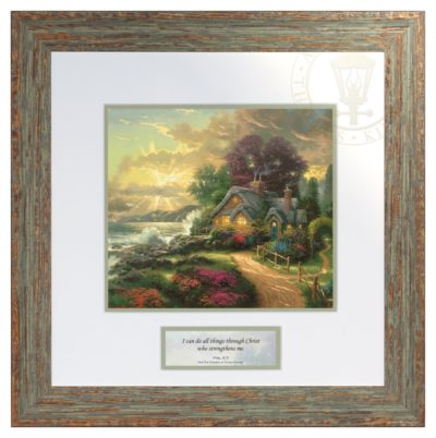 A New Day Dawning - Inspirational Print (Brittany Frame Frame)