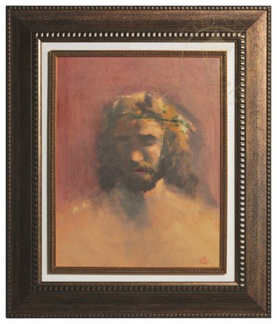The Prince of Peace - Floating Textured Print