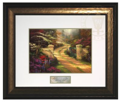 Spring Gate - Inspirational Print (Canaletto Gold Frame)