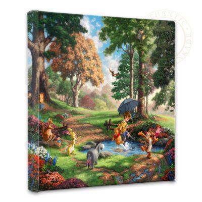 Winnie the Pooh II - 14" x 14" Gallery Wrapped Canvas