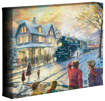 All Aboard for Christmas - 8" x 10" Gallery Wrapped Canvas