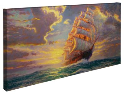 Courageous Voyage – 16" x 31" Gallery Wrapped Canvas