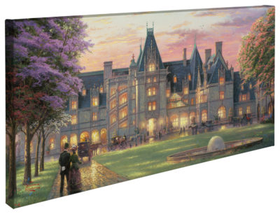Elegant Evening at Biltmore® - 16" x 31" Gallery Wrapped Canvas