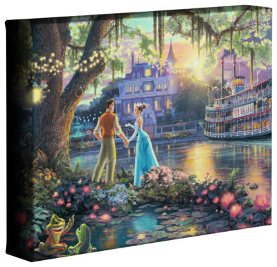 Princess and the Frog, The - 8" x 10" Gallery Wrapped Canvas