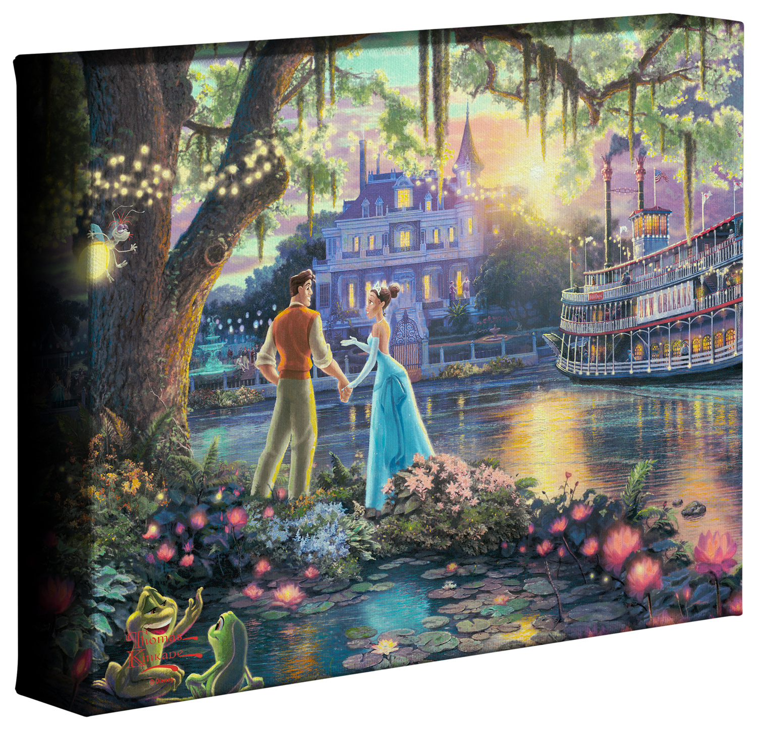 Princess and the Frog, The - 8 x 10 Gallery Wrapped Canvas Art