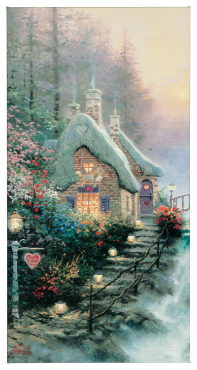 Sweetheart Cottage II - 16" x 31" Gallery Wrapped Canvas