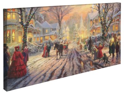 Victorian Christmas Carol, A – 16" x 31" Gallery Wrapped Canvas
