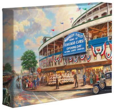 Wrigley Field™: Memories and Dreams - 8" x 10" Gallery Wrapped Canvas