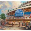 Wrigley Field™: Memories and Dreams - 8" x 10" Gallery Wrapped Canvas
