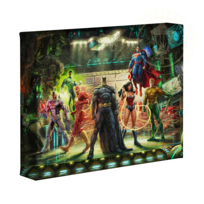 The Justice League 8" x 10" Gallery Wrapped Canvas