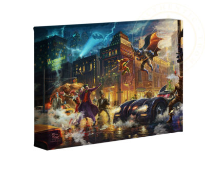 The Dark Knight Saves Gotham City 16" x 24" Premier Wrap Edition Limited Edition Canvas