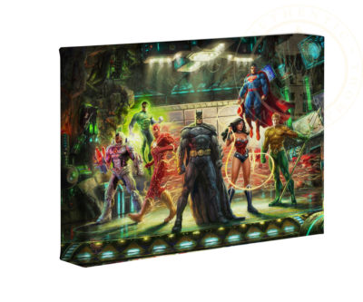 The Justice League 16" x 24" Premier Wrap Edition Limited Edition Canvas