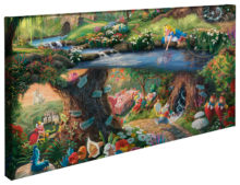 Alice in Wonderland - 16" x 31" Gallery Wrapped Canvas