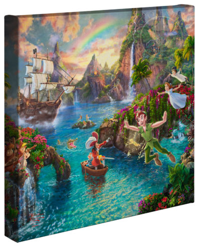 Peter Pan's Never Land - 14" x 14" Gallery Wrapped Canvas