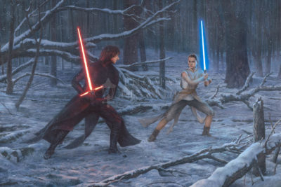 The Duel: Rey vs. Ren - Limited Edition Canvas