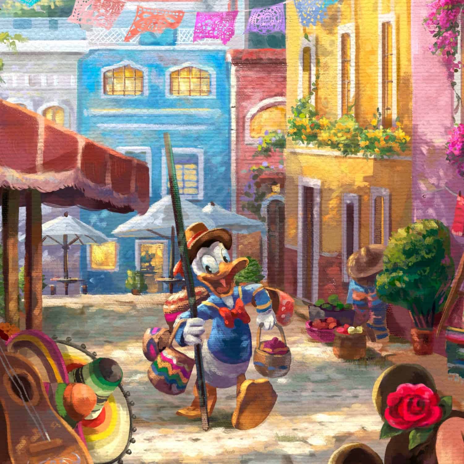 Disney Mickey and Minnie in Mexico - Art Prints – Thomas Kinkade