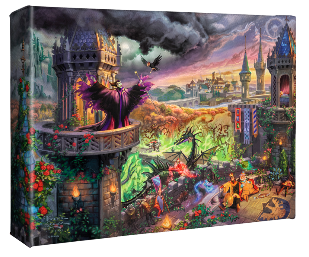 Disney Maleficent 8 x 10 Gallery Wrapped Canvas Art For Sale