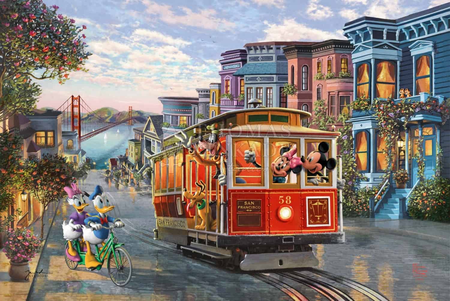 Mickey and Minnie in San Francisco