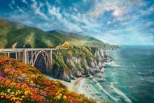 Big Sur, CA painting by Thomas Kinkade Studios