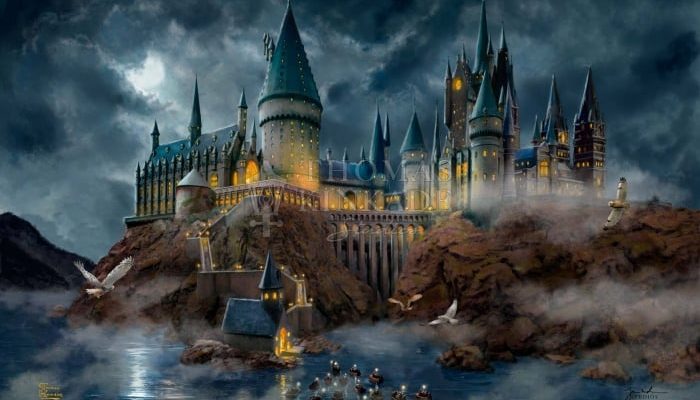 Harry Potter Hogwarts Painting Slide